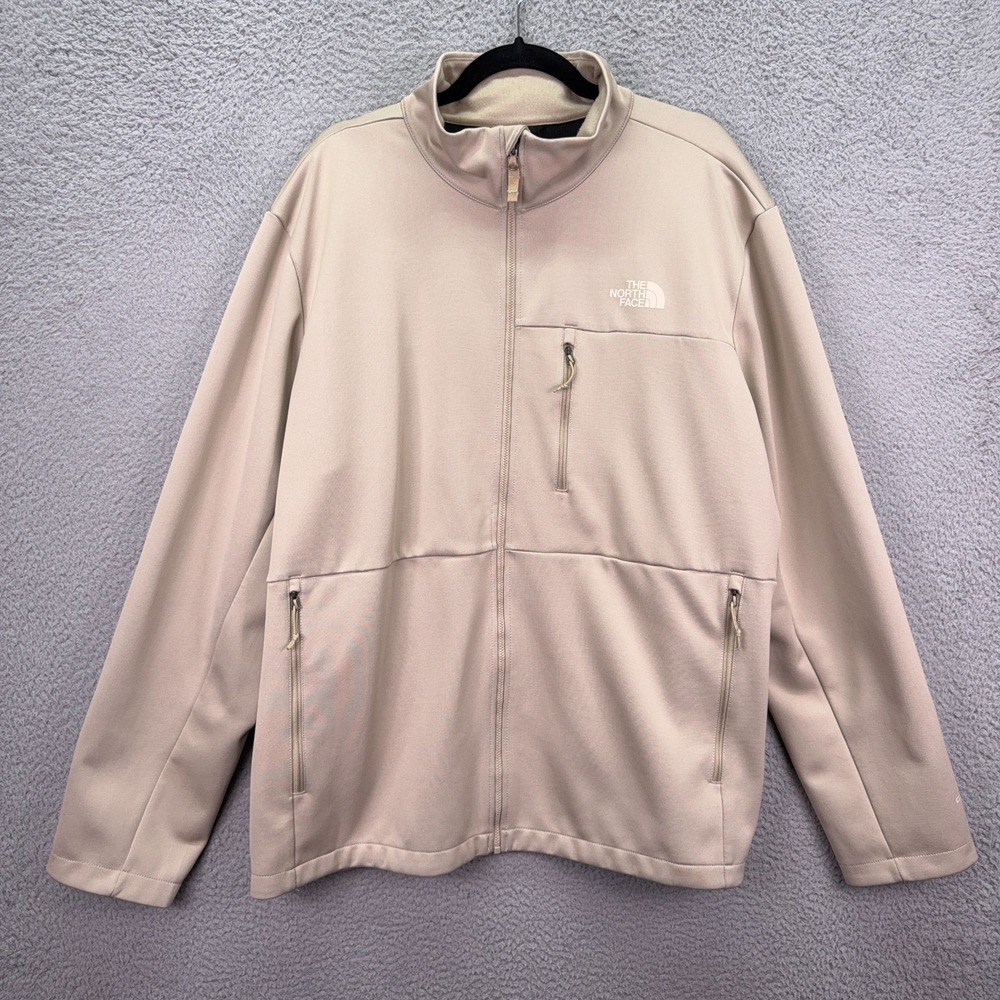 North‎ Face Coat Mens XXL Beige Apex Canyonwall Eco Jacket Outdoor Hiking